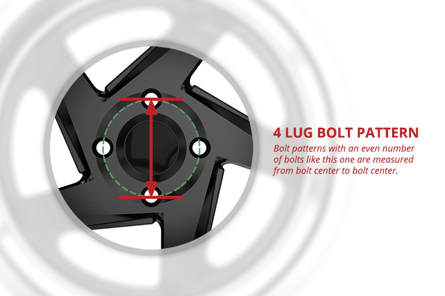 4 bolts pattern