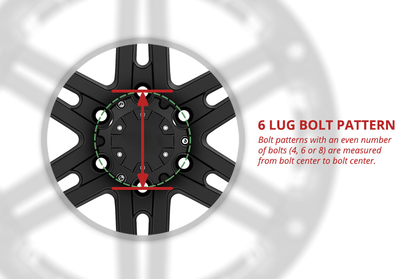 6 bolts pattern